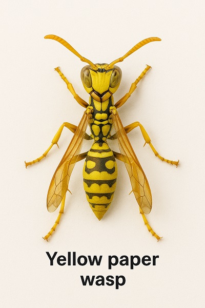 Yellow Paper Wasp
