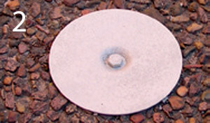 or under the concrete