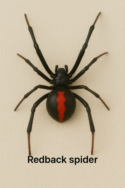 A redback spider.
